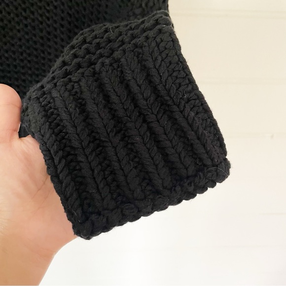 Free People 'My Only Sunshine' Chunky Knit
Mock Neck Sweater in Black Medium - Picture 10 of 15